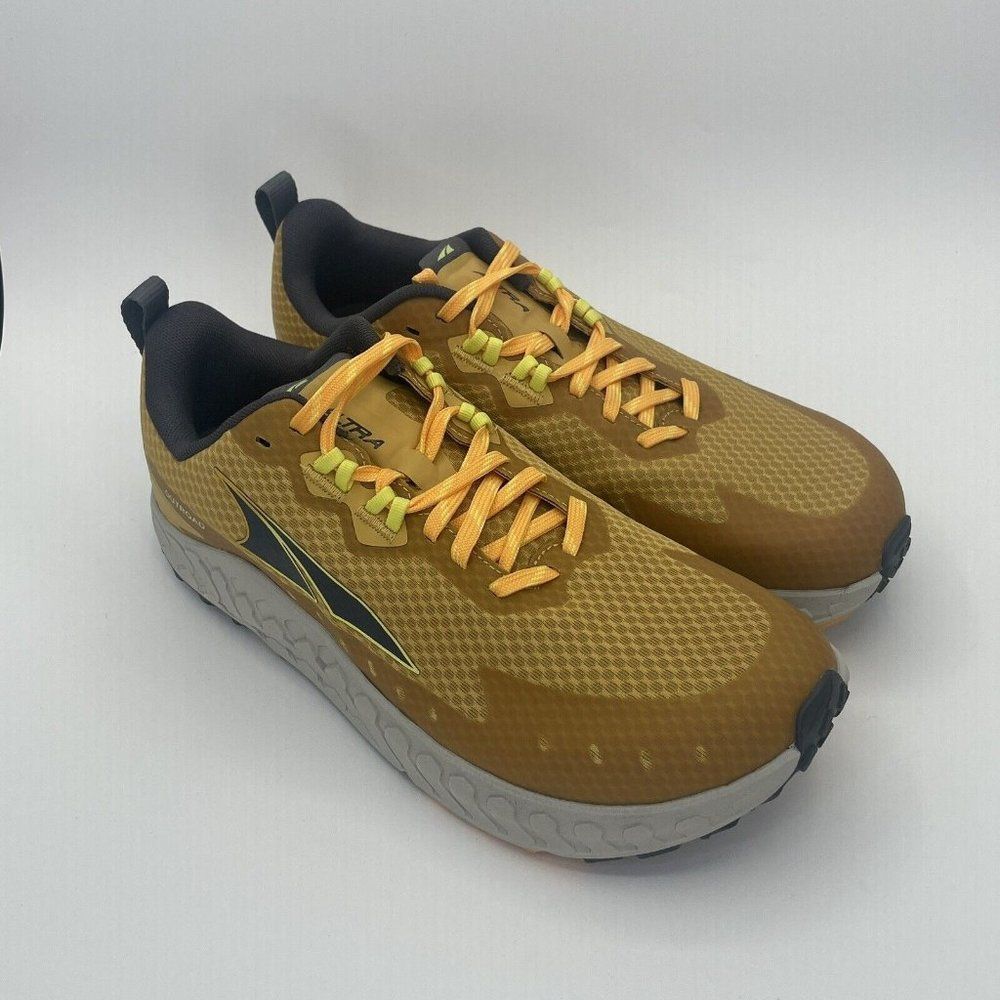 Altra Men's Trail Running Hiking Outroad Sneaker Yellow/Grey/White AL0A7R6N270